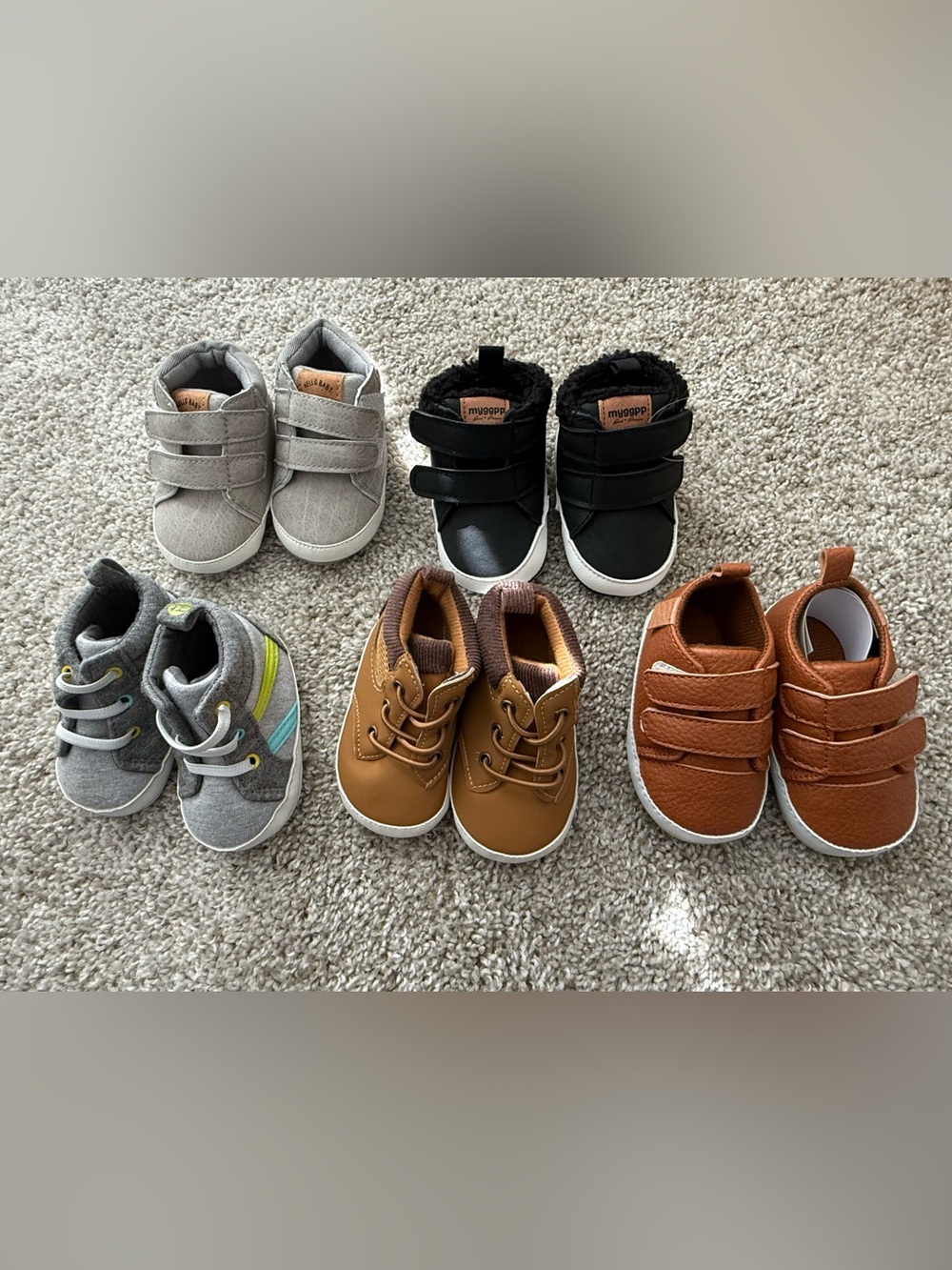Baby Boy Shoes Size 6m-12m